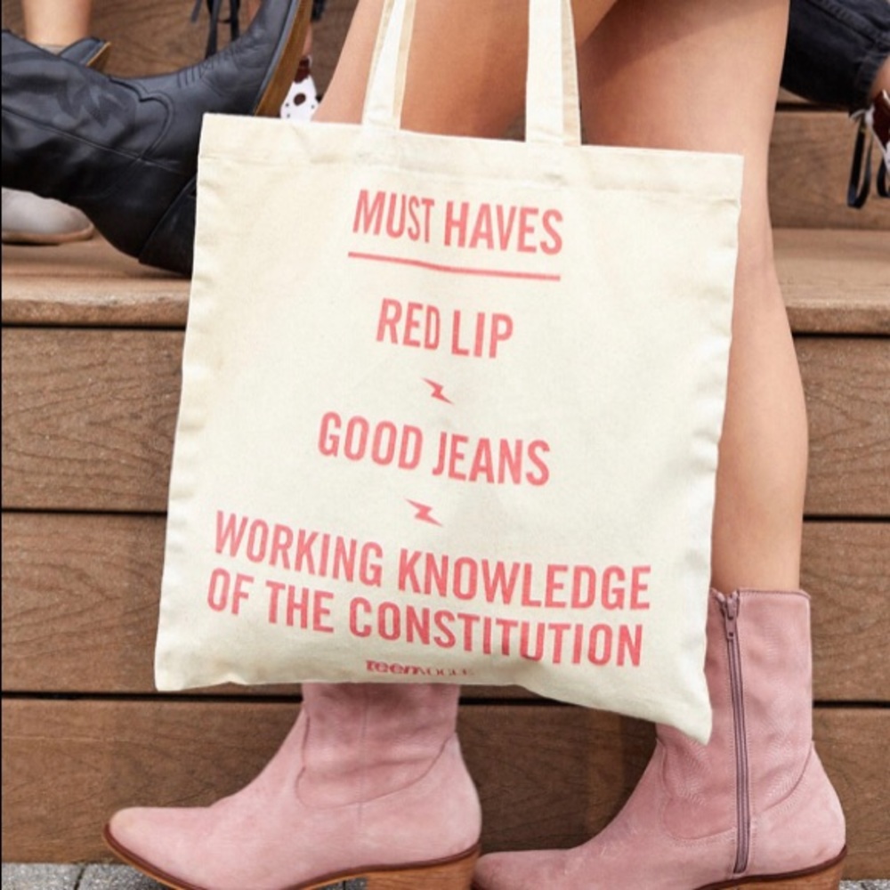Teen Vogue + UO Constitution Tote Bag
